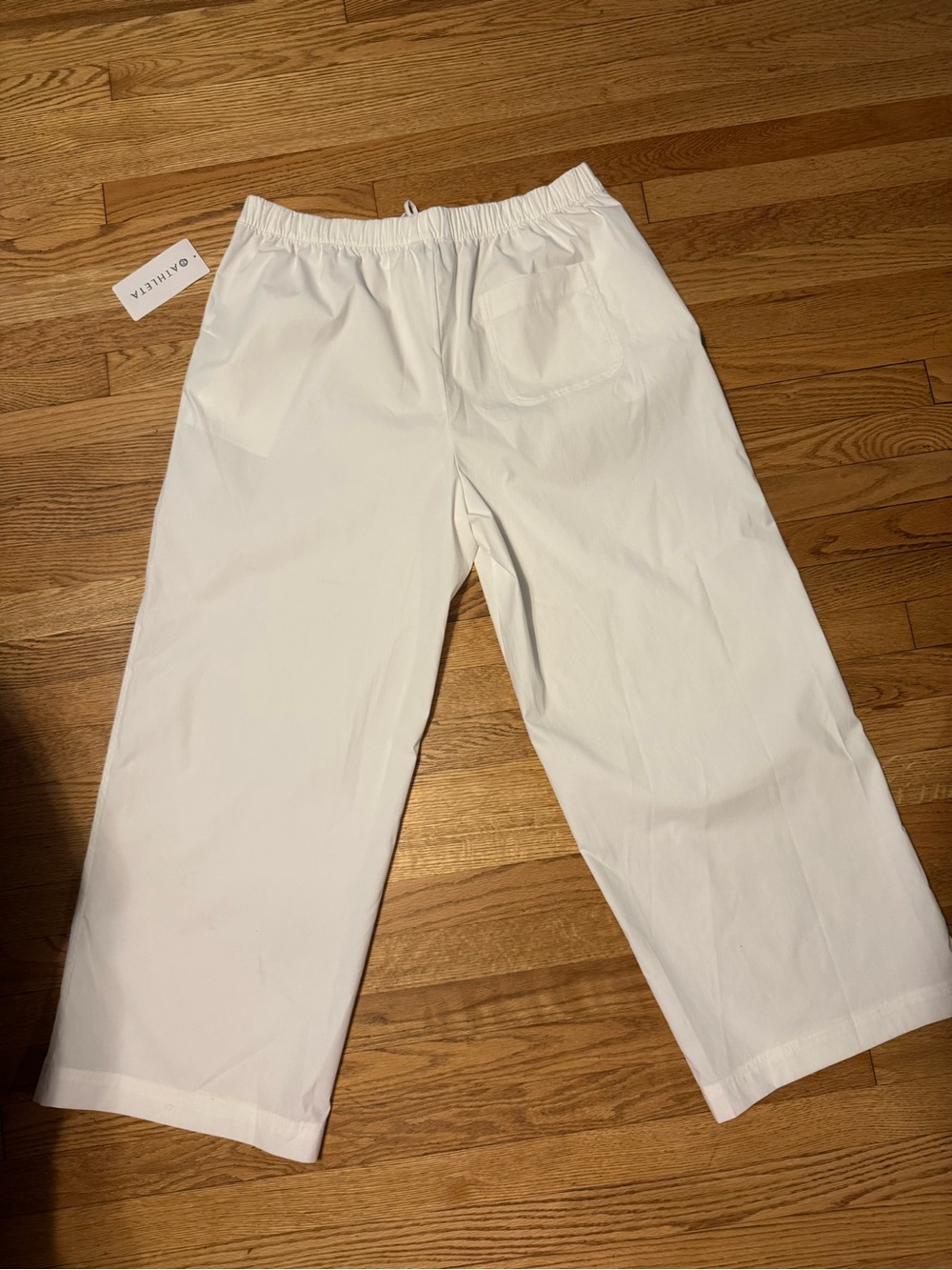 NWT Athleta Drift Poplin Pant in white size XL - Picture 8 of 9